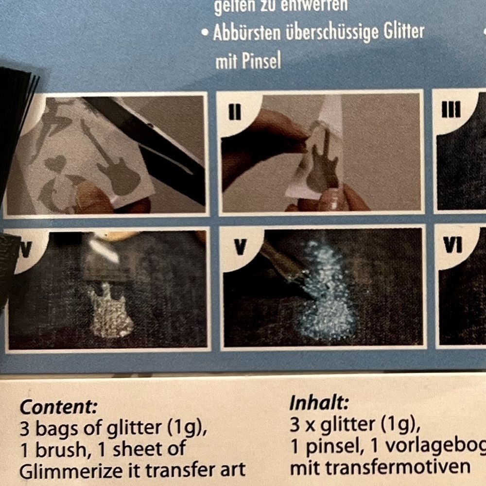 Glimmer Body Art "Fantasy" Glitter Transfer Art - Picture 6 of 6